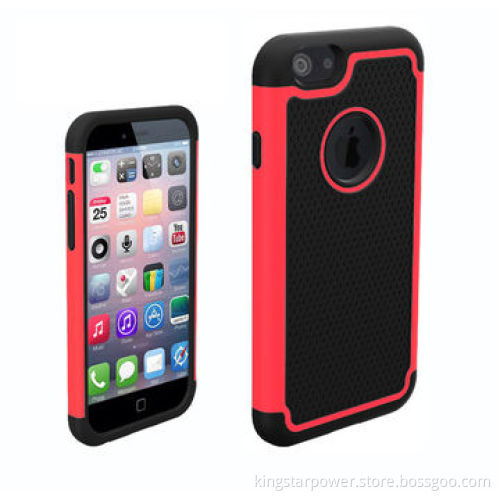 PC silicone case for iPhone 6, football veins